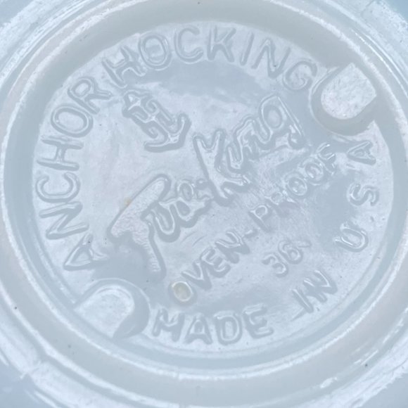 Anchor Hocking Fire King Vintage Blue Kimberly Mug - Picture 7 of 8